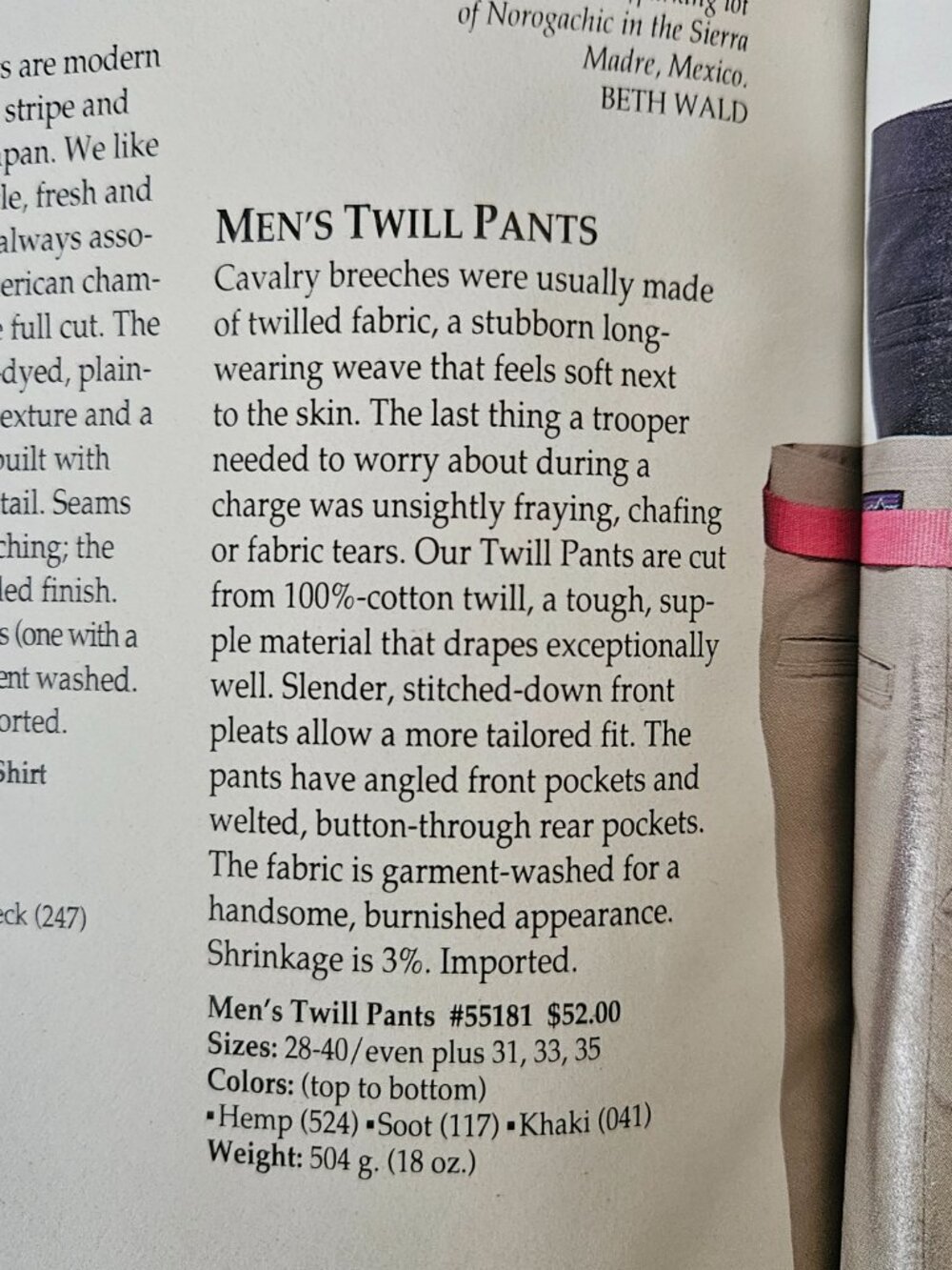 1991 Patagonia Twill Pants - Picture 10 of 10